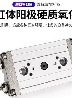 CRQ2B摆台旋转气缸CDRQ2BS10/15/20/30/40-90-180-360度-C气缓冲