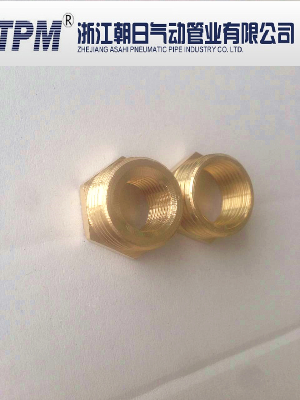 朝日气动全铜接头双外丝