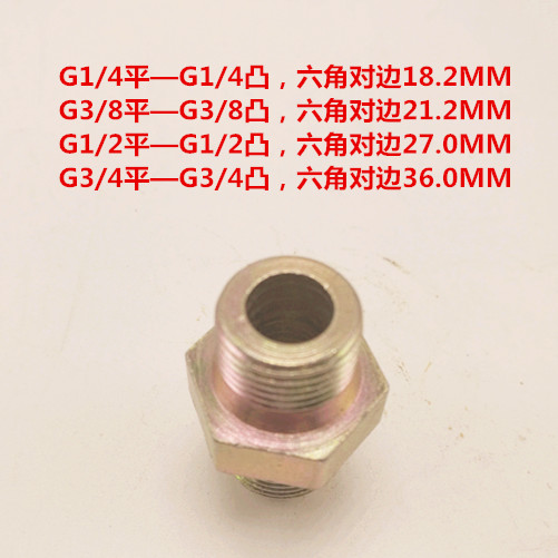 直通对丝扩口型英制螺纹