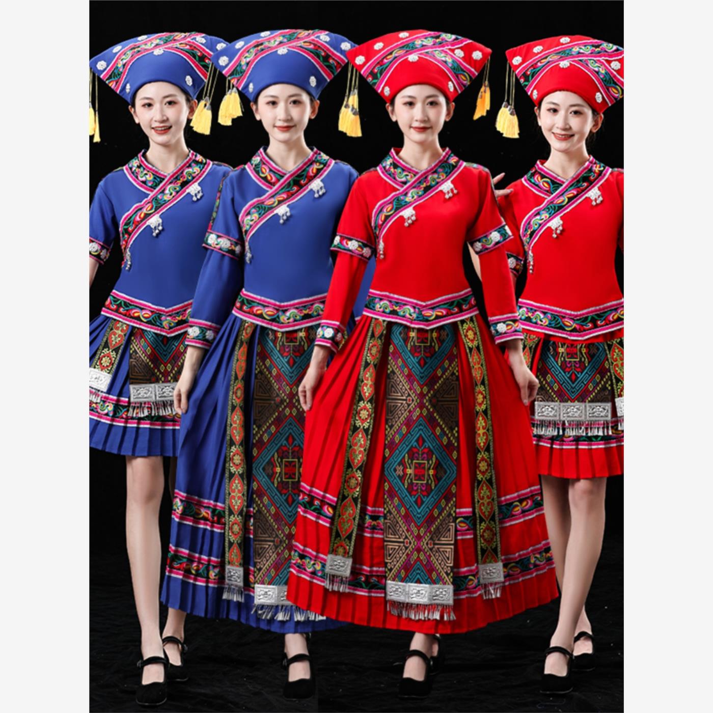 少数民族服装女成人演出