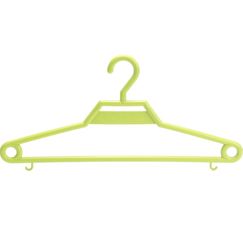閩喬掛鉤可旋轉(zhuǎn)塑料衣架旅店酒店衣掛鉤家用加厚衣服撐子晾衣架