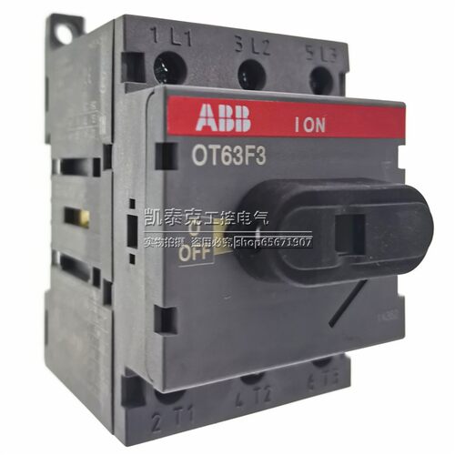 ABB隔离开关OT16F3 OT25F3 OT40F3 OT63F3 OT80F3 OT100F3三极