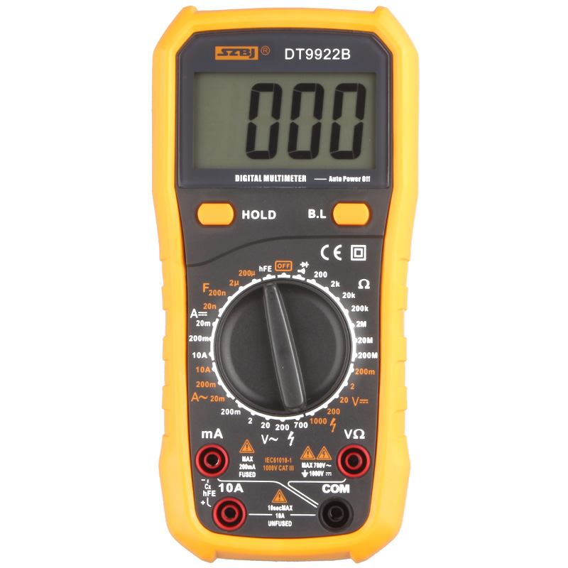 滨江数字万用表防烧显能