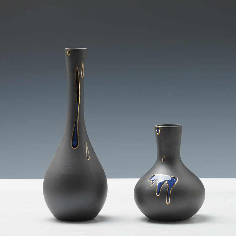 新中式创意陶瓷花瓶摆件