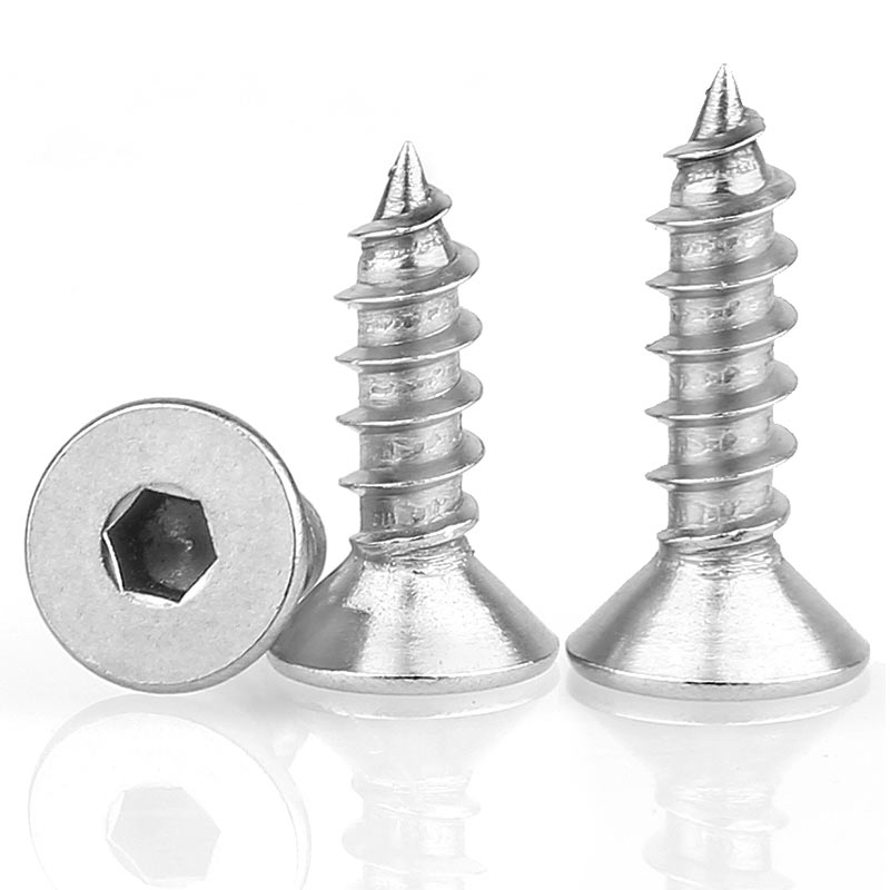 不锈钢平头内六角自攻螺