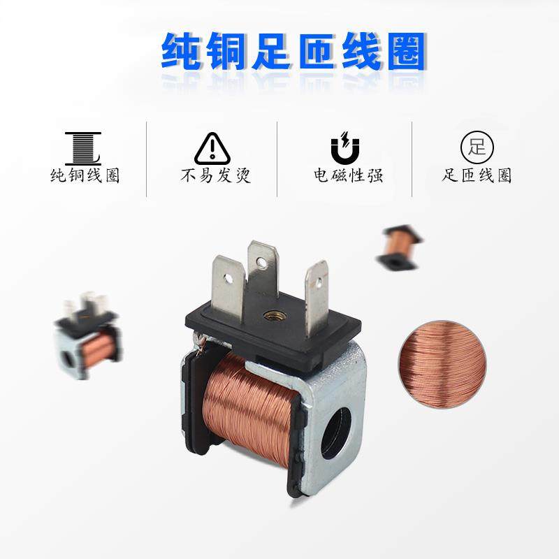 原装亚德客24V电磁阀2V025-08两位二通气动开关阀220V两通常闭型