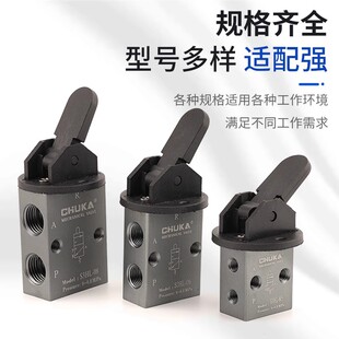 巨开CHUKA 二位三通机械阀 S3HL 08长柄型手扳阀