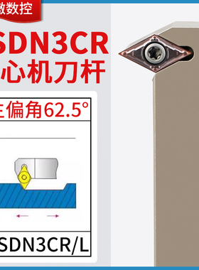 数控螺钉式走心机外圆刀杆/主偏角62.5°JSDN3CR/JSDNG3CL1212K