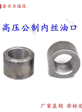 液压接头 公制内螺纹焊接油嘴 焊接油口 公制油口 M14 16 18 2227
