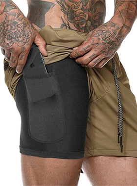 Running Jogging Fitness Shorts Quick Dry Short Pants 短裤男