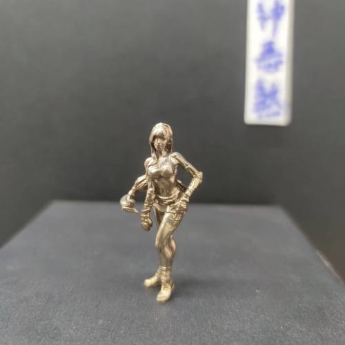 纯铜蒂法手办动漫二次元迷你游戏终幻想tifa人偶模型世界小摆件