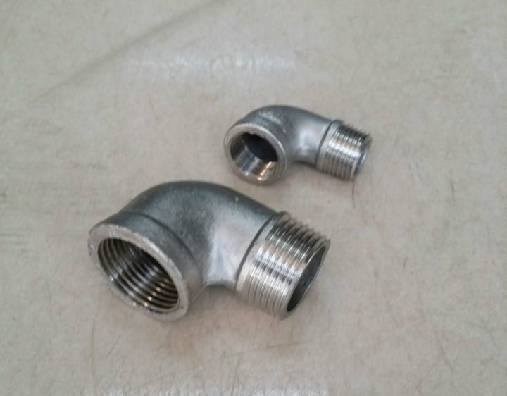 不锈钢内外丝弯头度转扣