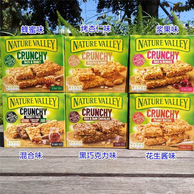 西班牙天然山谷香脆燕麦棒多种口味 NATURE VALLEY CRUNCHY 210g