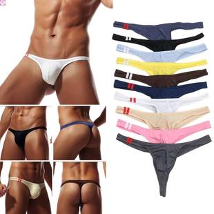 Men's Underwear T-Back G-String Briefs Sexy Breathable T