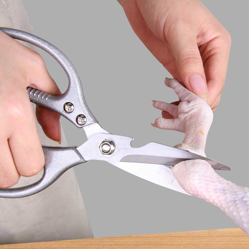 多功能不锈钢SK5厨房剪刀专用轻松剪鸡骨杀鱼烤肉食物料理剪刀