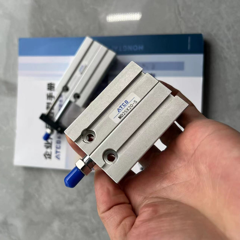 亚德客型自由安装气缸行程可调MDJ/MD20X10/25/30/40/50/60-S带磁