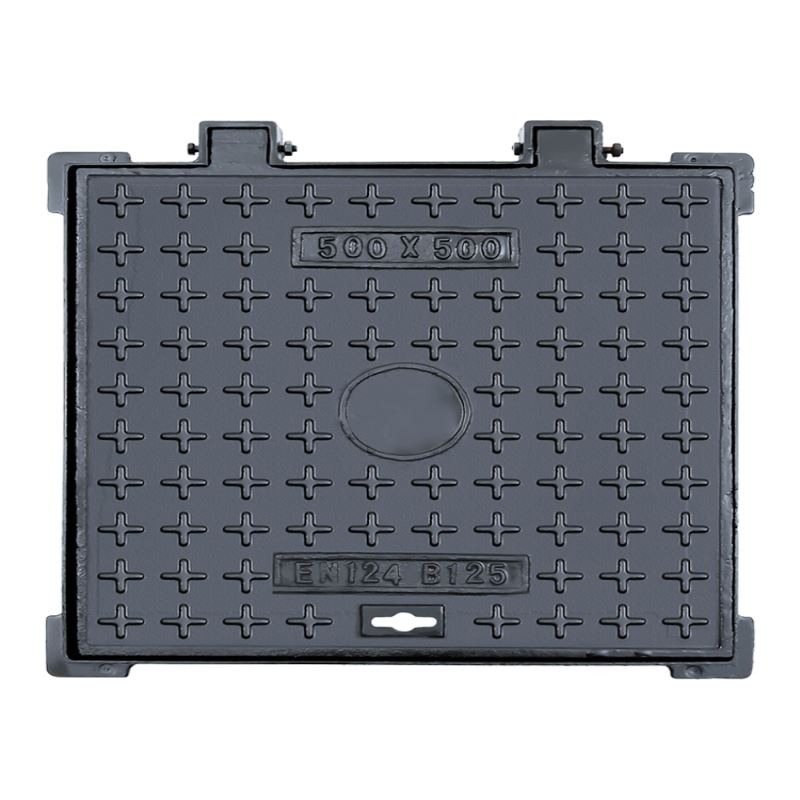 铸铁井盖d4007防沉降污水窖井排水沟球墨窨电力定制方形重型