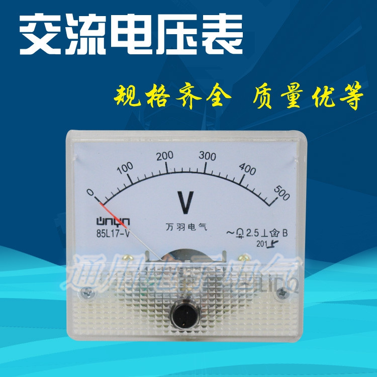 85L1-V机械指针式交流电压表表头指针表10V 20V 30V 50V100V250V