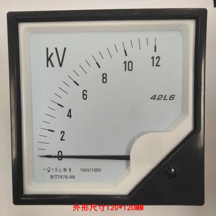 42L6 10KV/100V 交流电压表 需要外接电压互感器使用10(12)KV/100