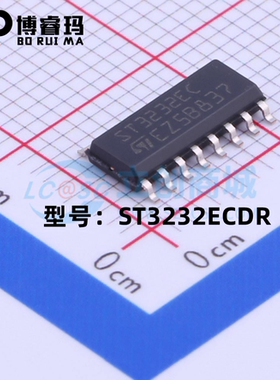 全新原装ST3232ECDR  贴片SOP-16  收发器驱动器RS232接口IC芯片