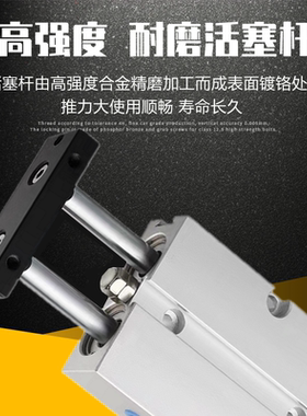 TDA双轴双杆气缸TN25/32X10X15X20X25X30X35X40X50X60X75X90X100S