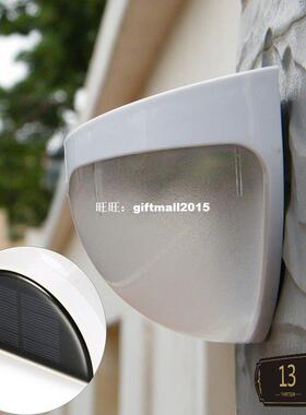 New Solar Power Panel lights 6 LED Sound/Light Sensor