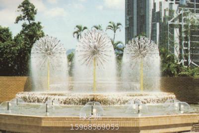 水晶球喷泉喷头蒲公英喷泉头1寸广场喷泉水景喷景观水池造景D