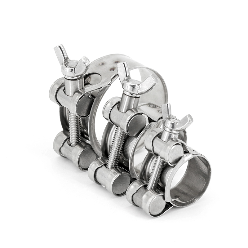 不锈钢手拧强力箍蝶形卡