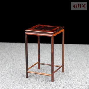 红木茶几边几茶边柜中式黑檀木茶水架小茶桌置物架小柜子角几实木