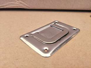 不锈钢拉手消火栓箱锁扣消防箱门锁拉手平面锁不锈钢铁质消防箱门