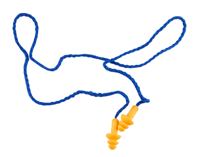 3M1270隔音耳塞防水抗噪音睡眠防噪音圣诞树型硅胶带线工业车间用