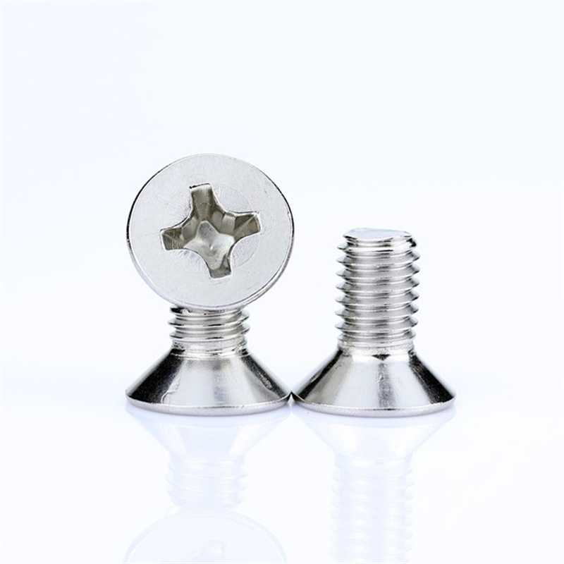 304不锈钢十字沉头螺丝平头M1M1.2M1.4M1.6M2M3M3.5M4M5M6M8 M10