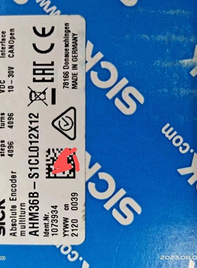 询价德国西克SICK原装进口编码器AHM36B-S1CL012X12订货号1073934