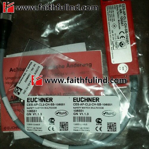 议价Euchner 106551 安士能安全开关 CES-AP-CL2-CH-SB-106551