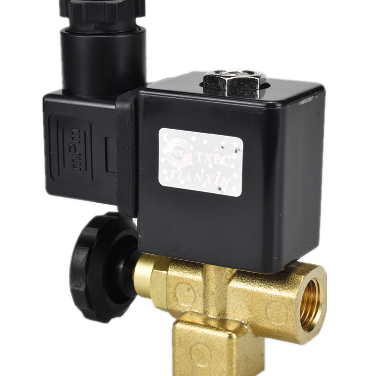 电加热锅炉电磁阀 可调流量蒸汽阀 TJF-08 熨斗烫台蒸气阀220V24V