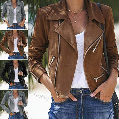 2020 Slim Women Autumn Cool Ladies Jackets Zipper Outwear 衣