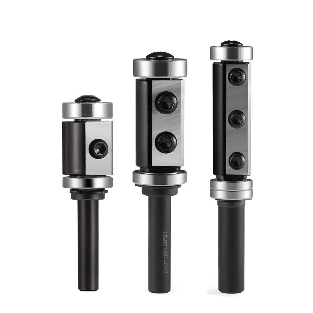 上下轴承舍弃式修边刀柄