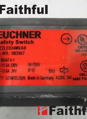 议价Euchner 083967 安士能安全开关 TZ2LE024MVAB