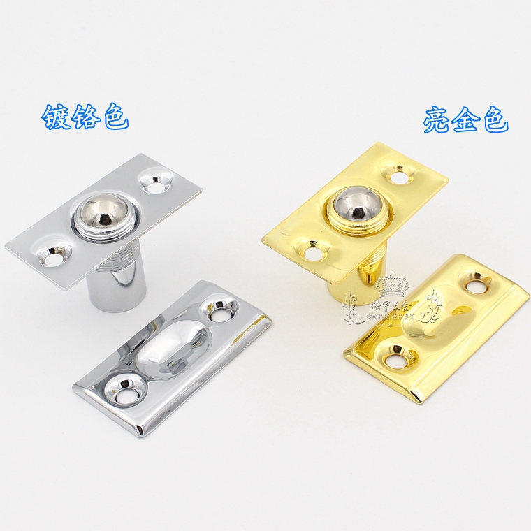 碰珠 KTV专用木门弹簧顶珠隐形门大门定位珠定门器纯铜碰珠锁插销