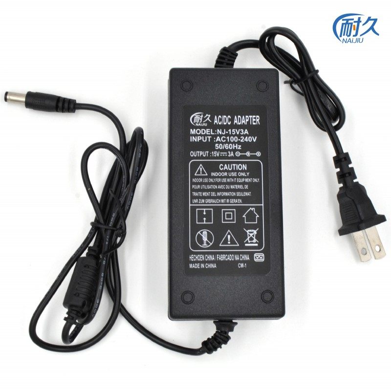 DC15V3A先科特美声户外音响拉杆音箱监控头充电线15V2A电源适配器