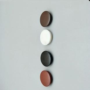 防火防盗门堵孔装饰盖膨胀螺丝封口盖门框堵头孔塞堵孔盖塑料25mm