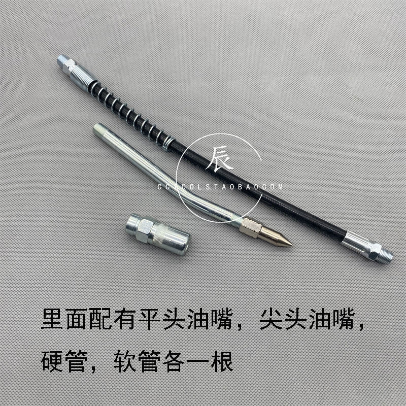 HCAT高档双排气手动双压杆式黄油枪500cc 重型双柱塞手动牛油枪