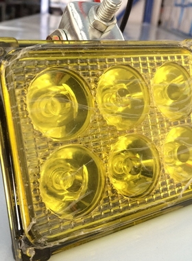 led货车老3 寸黄色大灯射灯汽车12v24v雾倒车灯越野倒车