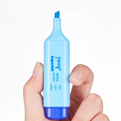 东洋SP-25 荧光笔 萤光笔 涂鸦笔 （红黄蓝绿橙紫）