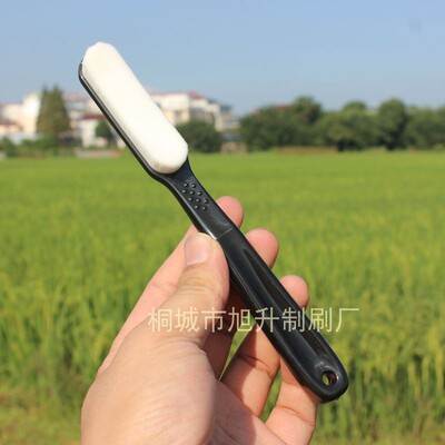 大号文玩刷万毛刷平头小纳米细毛核桃金刚菩提清理包浆波浪软毛刷