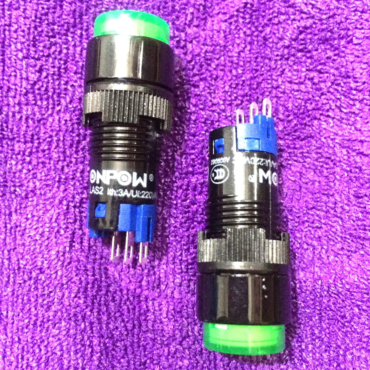 正品中国红波信号灯自复