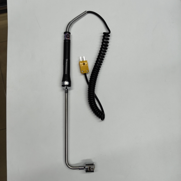 WRNM-102弯表面温度探头烟斗式81533热电偶手持式温度传感器探棒