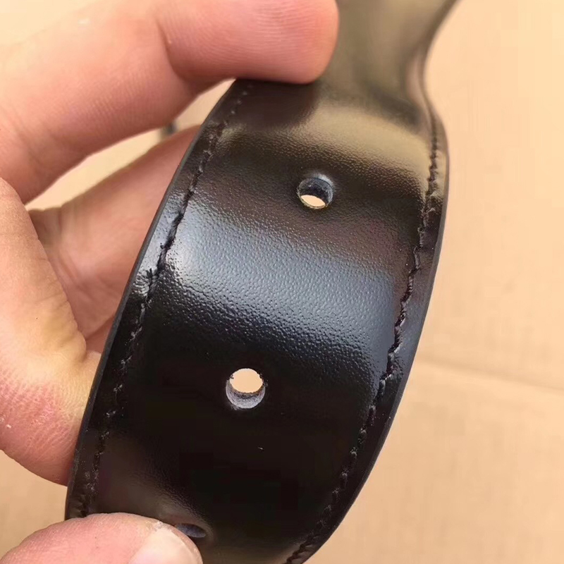 内腰带针扣皮训练裤男士