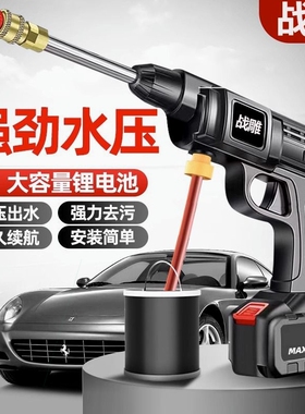 德国进口日本战雕锂电洗车机电动喷雾器家用无线充电高压水枪打药
