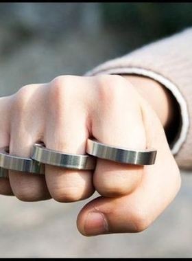 户外不锈钢指虎防身暗器